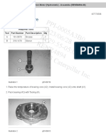 CAT 226B2 Piston Motor (Hydrostatic) - Assemble