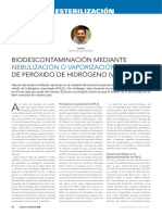 Articulo Biodescontaminacion Mediante Nebulizacion o Vaporizacion en Frio de Peroxido de Hidrogeno Vh2o2