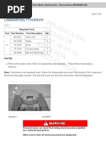 CAT 226B2 Piston Motor (Hydrostatic) - Disassemble