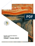 Conceitos de Arte - UNIDADE 1 - GRUPO ARTE - 20205