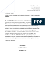 Carta de Candidatra Manutencao Hospitalar