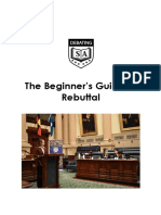 Rebuttal The Beginners Guide
