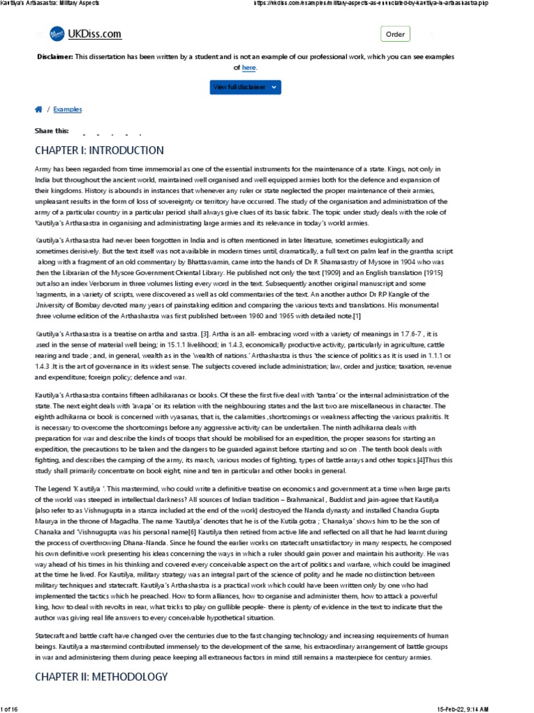 Kautilya's Arthasastra Military Aspects | PDF | Infantry | Military ...
