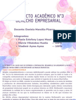 Producto Academico N 3 - Derecho Empresarial