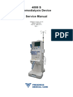 4008 S Hemodialysis Device Service Manual: Software Version: 11.8 Edition: 9A-2014 Part No.: M54 217 1