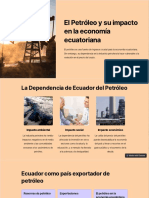 El Petroleo y Su Impacto en La Economia Ecuatoriana