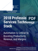 2018 Professional Services Technology Stack