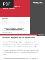 Nomura US Vol Analytics