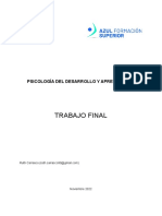 Ruth Carrasco Trabajo Final Psicología Del Desarrollo I