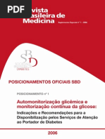 automonitorização glicemia