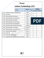 Information Technology Outlines