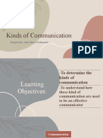 Kinds of Communication