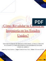 GUIA ¿Cómo Revalidar Tu Carrera de Ingeniería en Los Estados Unidos