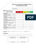 Ficha de Avaliação Da Entrevista Com o Gestor Da Área - RH