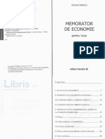 Memorator Economie Pentru Liceu - Cecilia Ionescu