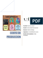 TAREA 2 Costo de Produccion