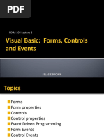 PDIM 104 Week03 Forms Controls and Events