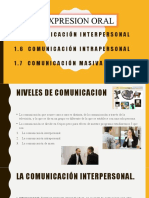 Comunicacion Intra Personal Interpersonal Masiva 26 Mayo 20