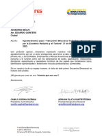 Carta Agradecimiento Eduardo Quintero