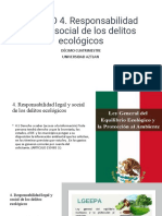 UNIDAD 4. Responsabilidad Legal y Social de Los Delitos Ecológicos