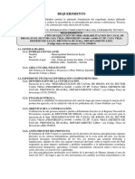 Requerimiento de Obra Casa Vieja PDF