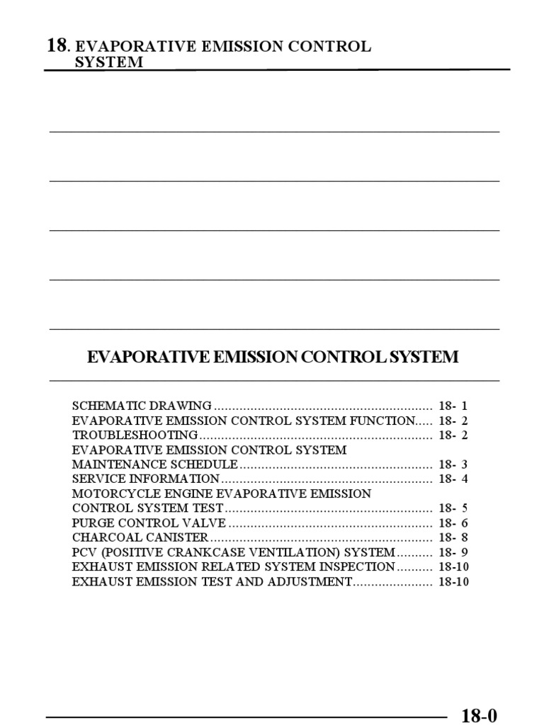Fuel Emission Control System PDF Carburetor Vacuum Tube