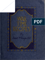 War Time Recipes 00 Hill