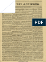 Diario Del Gobierno de La República Mexicana 4 de Abril de 1839