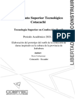 Instituto Superior Tecnológico Cotacachi: Tecnología Superior en Confección Textil