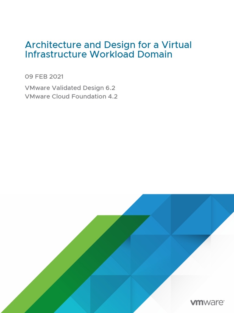 Vmware Validated Design 62 SDDC Architecture Design Vi Workload Domain ...