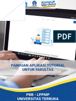 Panduan Aplikasi Tutorial Untuk Fakultas