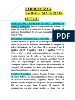 Introdução A Enfermagem - Materiais