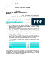 Formato 2. Carta Declaratoria 2022