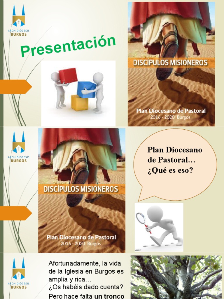 Presentacion Plan Pastoral Diocesano 2016 2020 | PDF | Misionero ...