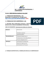 Formación Profesional y Formación Por Competencia