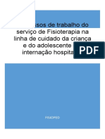 Linha de Cuidado Fisioterapia