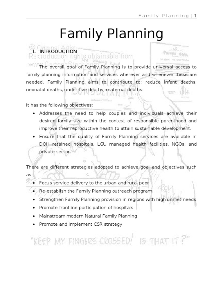 Family Planning Lesson Plan Birth Control Family Planning Prueba