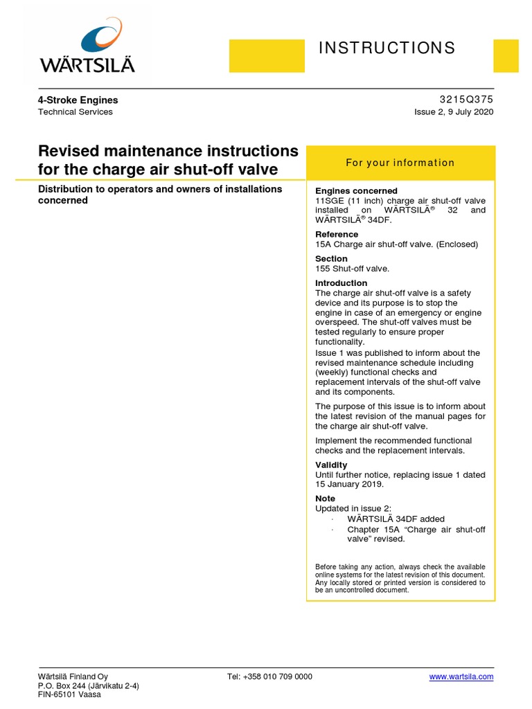 50 Shut Off Valve Maintenance PDF Valve Screw