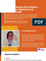 Modulo 1 DERECHOS HUMANOS DE LAS MUJERES EN CONTEXTOS MIGRATORIOS.