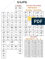 Hiragana Chart