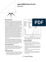 ZORBAX SB-C18 Column Specifications | PDF | High Performance Liquid ...