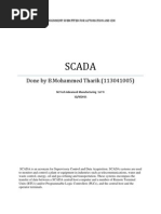 Scada: Done by B.Mohammed Tharik (113041005)