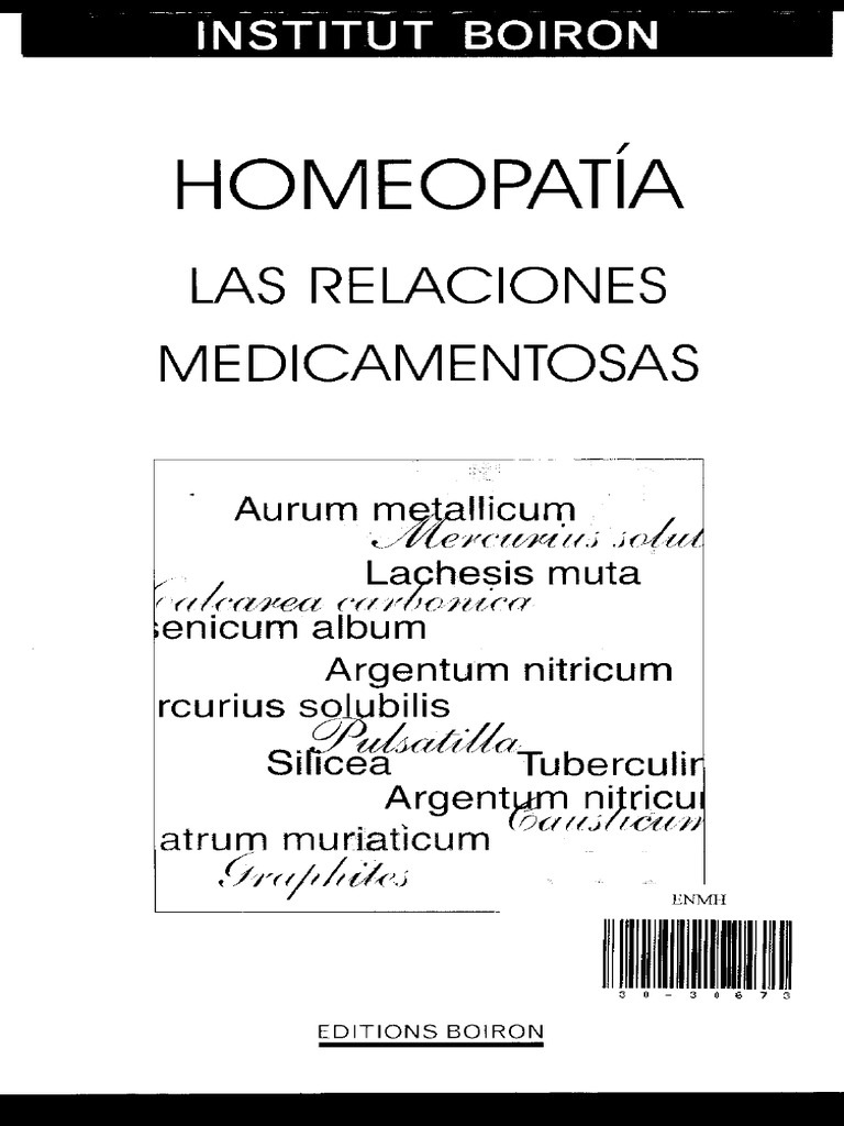 Relaciones medicamentosas boiron pdf