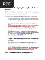Pag-IBIG Housing Loan Application Form | PDF | Loans | Credit Card