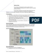 Service Oriented Architecture - Notes