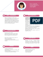 Simple Pink Resume-WPS Office
