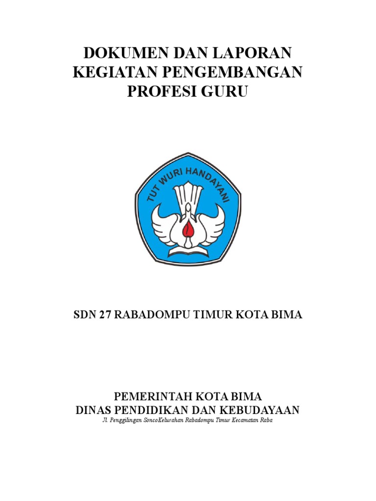 Laporan Kegiatan Pengembangan Profesi Guru | PDF | Karier & Perkembangan