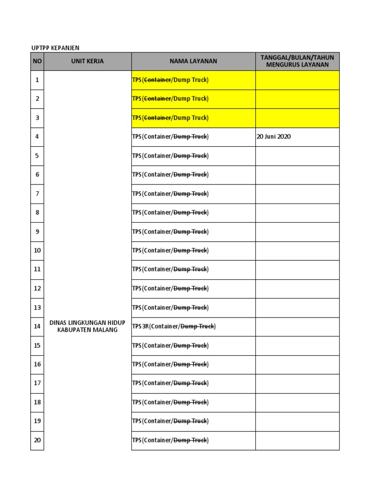 Contoh form isian pdf