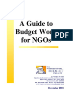 A Guide to Budget Work for NGOs