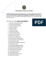 Universidade Federal Da Paraíba: Prática Supervisionada em Osteomioarticular Com Experiência Clínica (Edital Nº